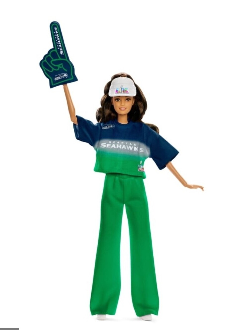 2026 Mattel Creations Barbie Super Bowl LX Seattle Seahawks Doll